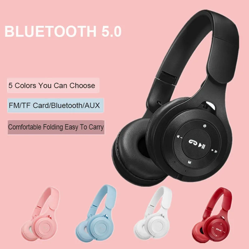 

Bluetooth Wireless Earphone Headphones for Smartphone Headset for Phone Stereo Foldable Handfree Earphone with Microphone