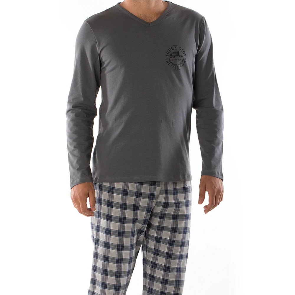 

%100 Premium Cotton 2 Pieces Sleepwear Set for Men - Nightgowns Pyjamas Sleepshirts Homewear Nightdress TopNight Wear Pajamas