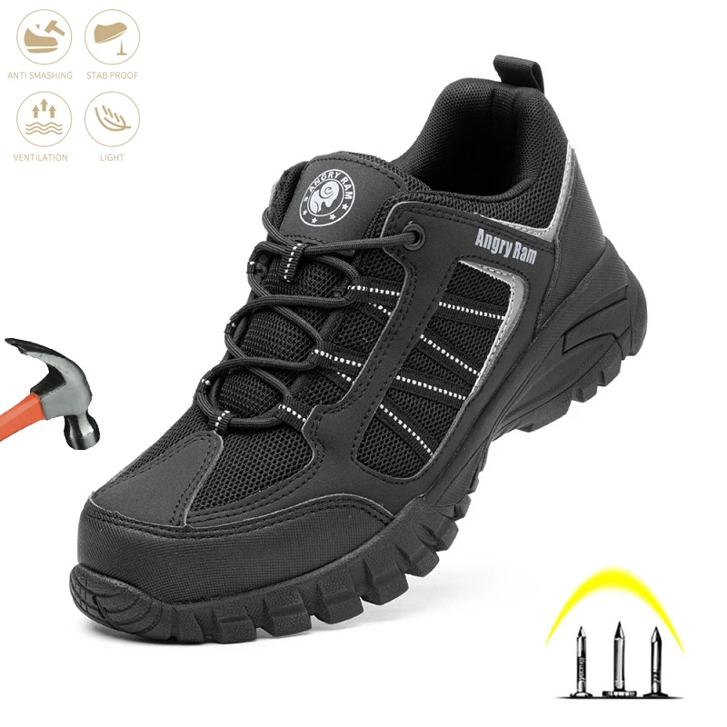 

Mens/Women Work Safety Shoes Steel Toe Cap Insulated Boots Anti-smashing Anti-piercing Non-slip Comfortable Breathable Sneakers