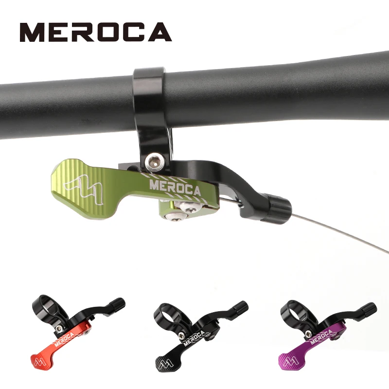 

MEROCA Bicycle Dropper Seatpost Remote Wire Control MTB Mountain Road Bike Seat Tube Switch Lockout Adjustable Height Cable