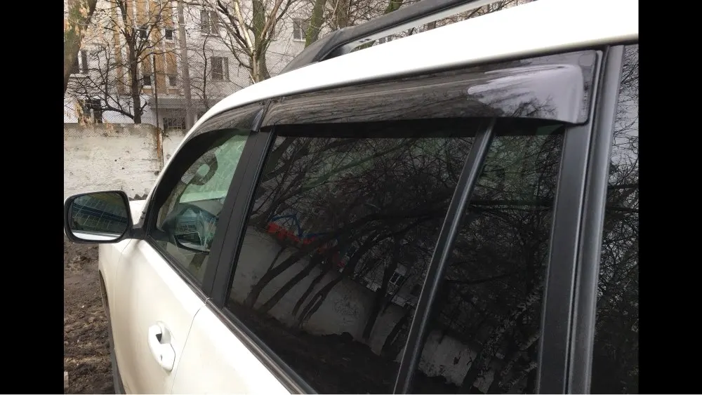 Ветровики для тойота ленд крузер ланд крузак 100 120 150 200 прадо дефлекторы окон