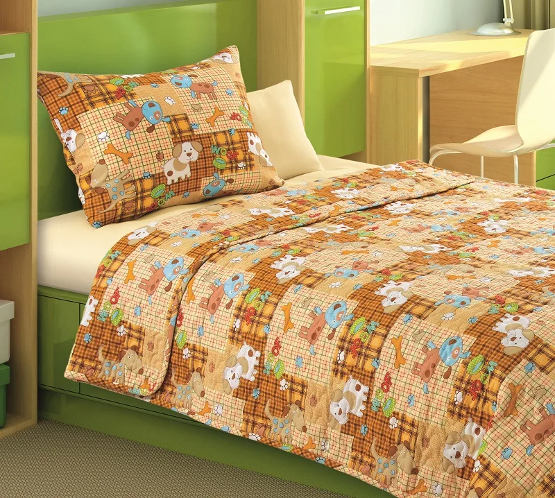 IV Стеганое покрывало из перкаля для детей ясли Ткань верха: перкаль хлопок 100%