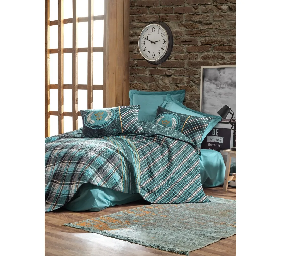 

Cotton Box Double Quilted Duvet Sets, Four Seasons is used, Bedroom, linens, sheets, pillow cases are produced in Turkey Enrico