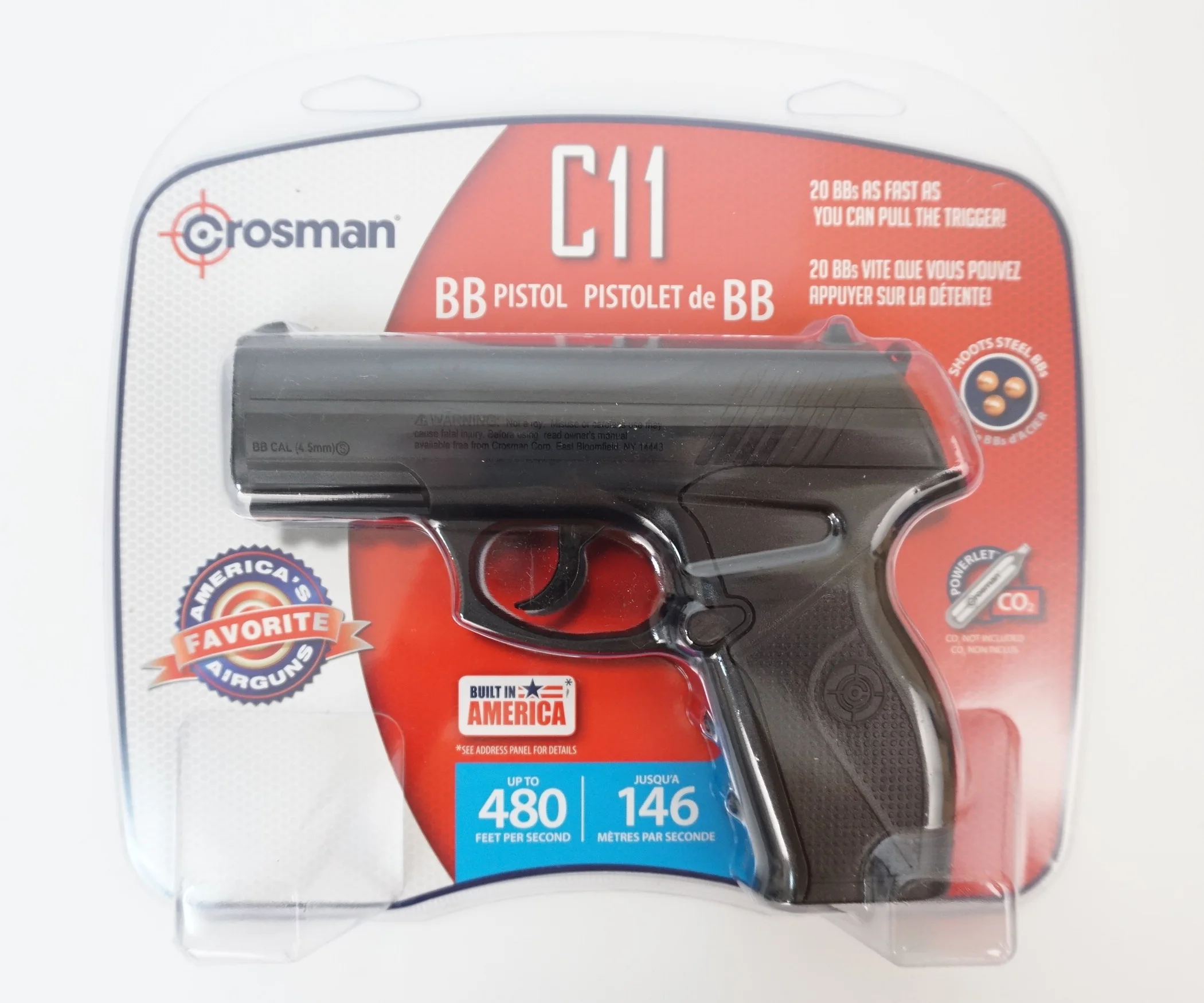 Пневматический пистолет Crosman C11 (Cal. 4 5 мм пластиковый чехол) |