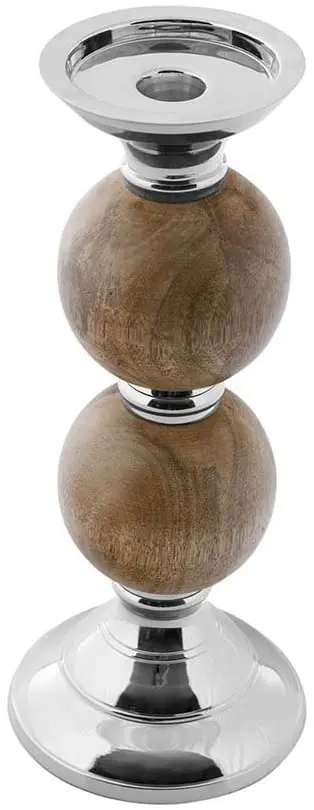 

Vitale Lilav Wooden Candle Holder Small Size LLAV WOOD