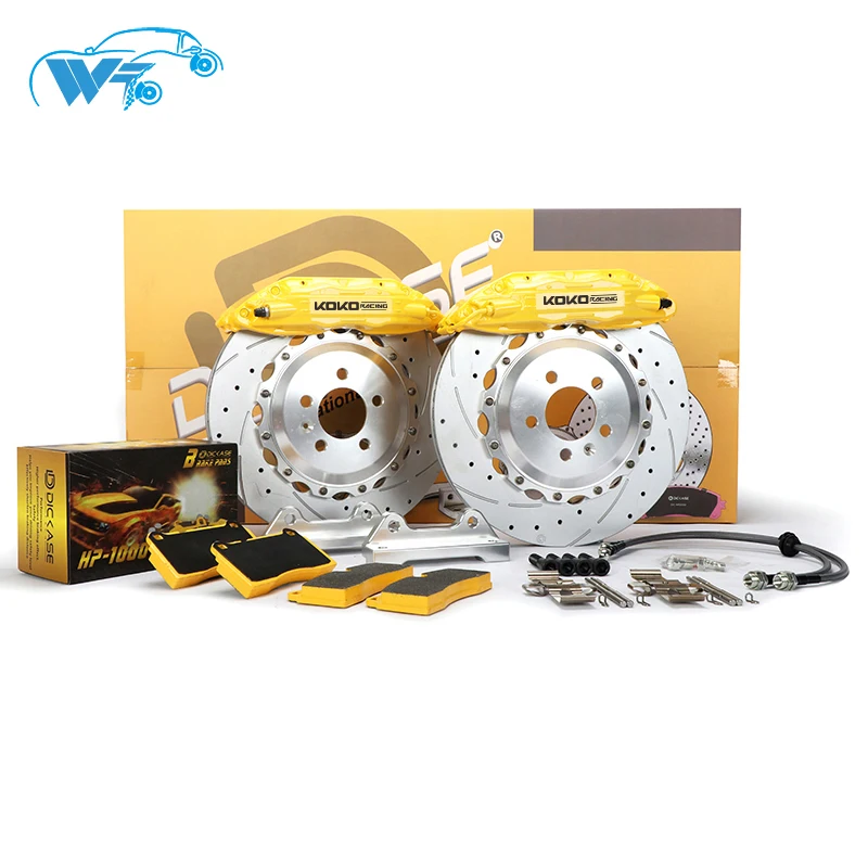 

Lightweight Aluminum modified red F50 Four-piston brake calipers for Toyota/Kia/nissan/Honda