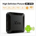 X96q хорошая цена Смарт ТВ приставка android 10 allwinner h313 quad core 2G 16gb 4k 3d Смарт ТВ Декодер каналов кабельного телевидения media player