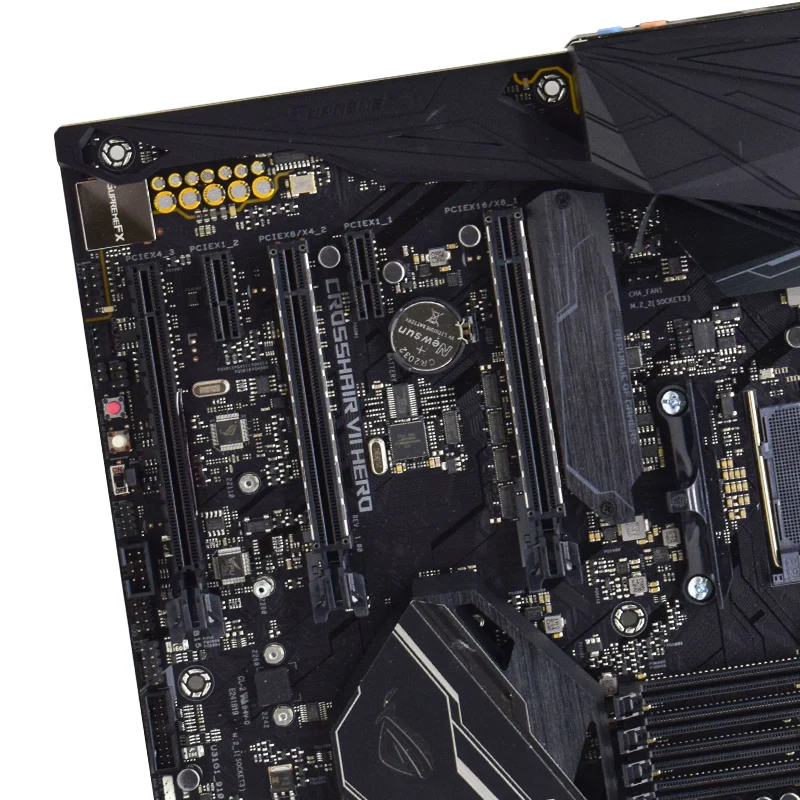 Материнская плата ASUS ROG CROSSHAIR VII HERO Socket AM4 DDR4 64 Гб AMD X470 PCI-E 3 0 M.2 USB3.1 ATX Placa-MOM для Athlon 300GE