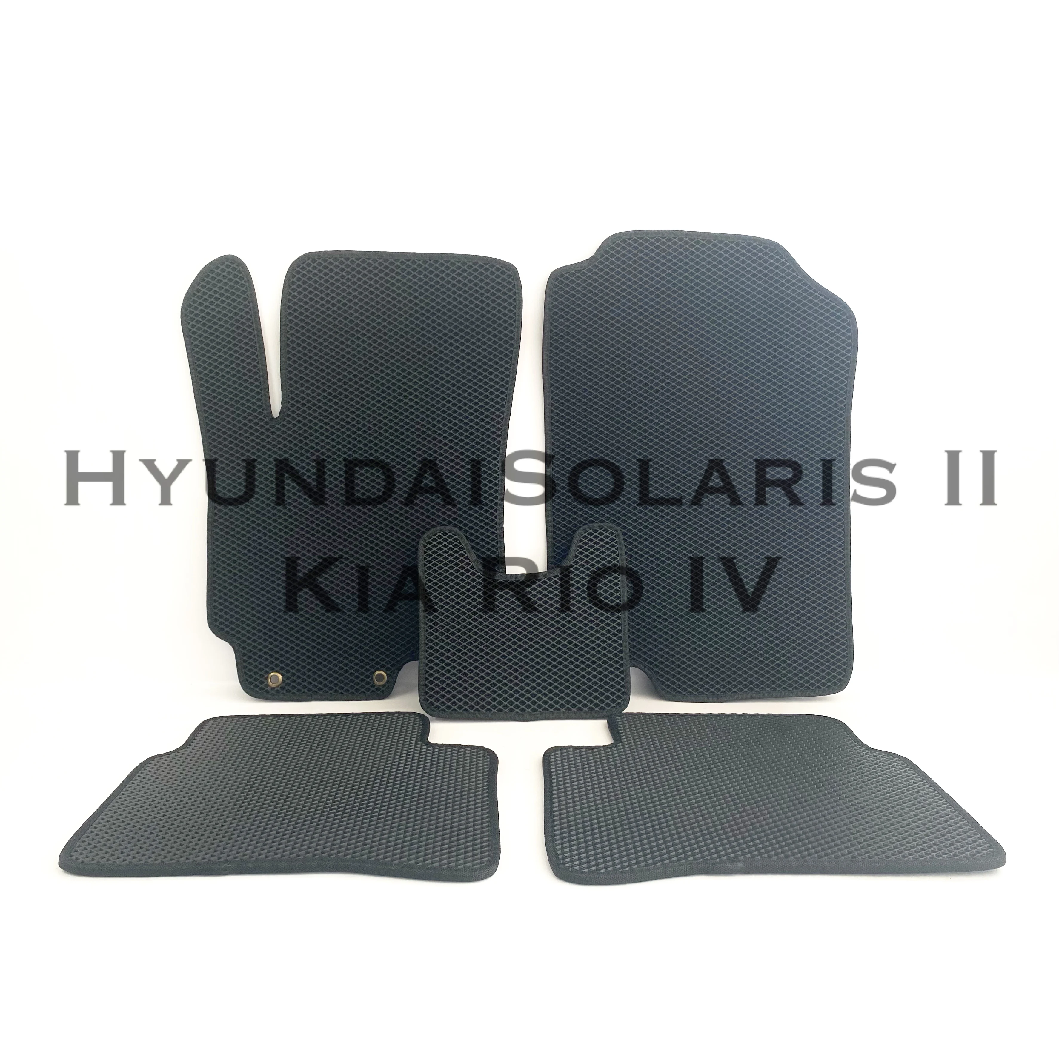 Коврики ЭВА в авто Хендай Солярис 2 2017 н.в Киа Рио 4 eva ева ковры салон тюнинг| |