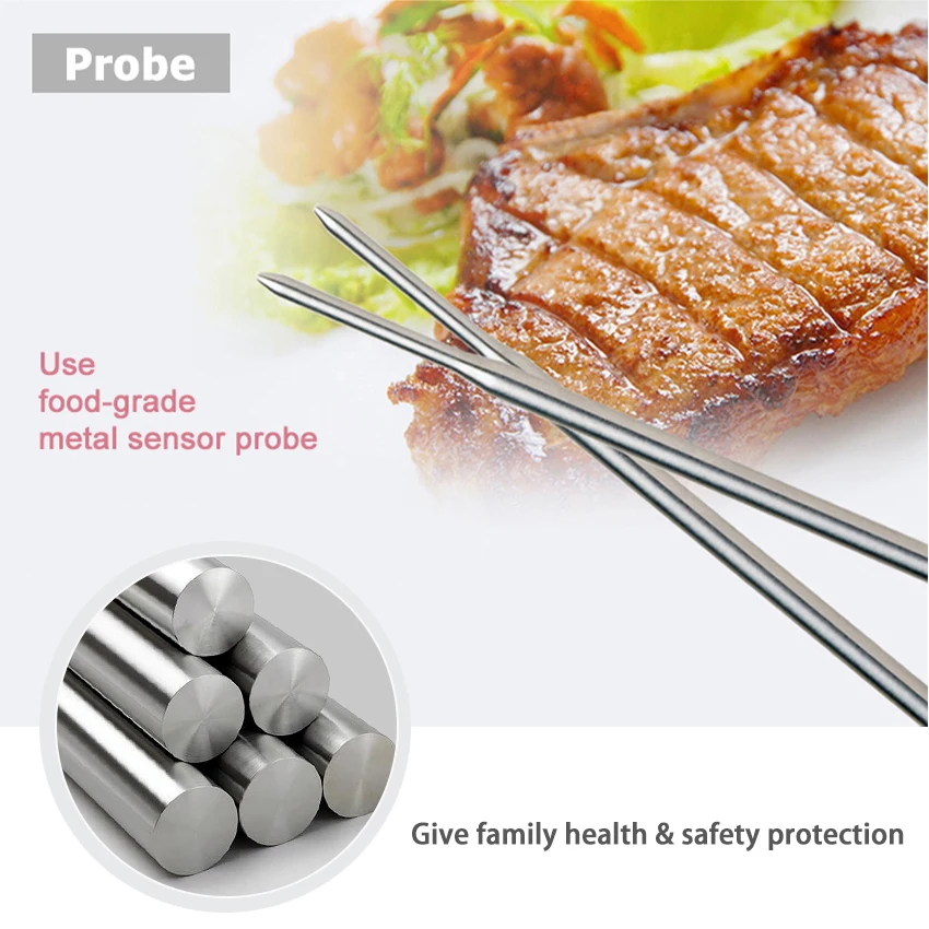 MEMDOO мгновенное считывание цифровой термометр для мяса кухонный батарейный