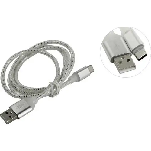 Кабель Smartbuy USB 2.0 - TYPE C самосворач. магн отсоед. након. 1м до 3А (ik-3112mag-s) купить по