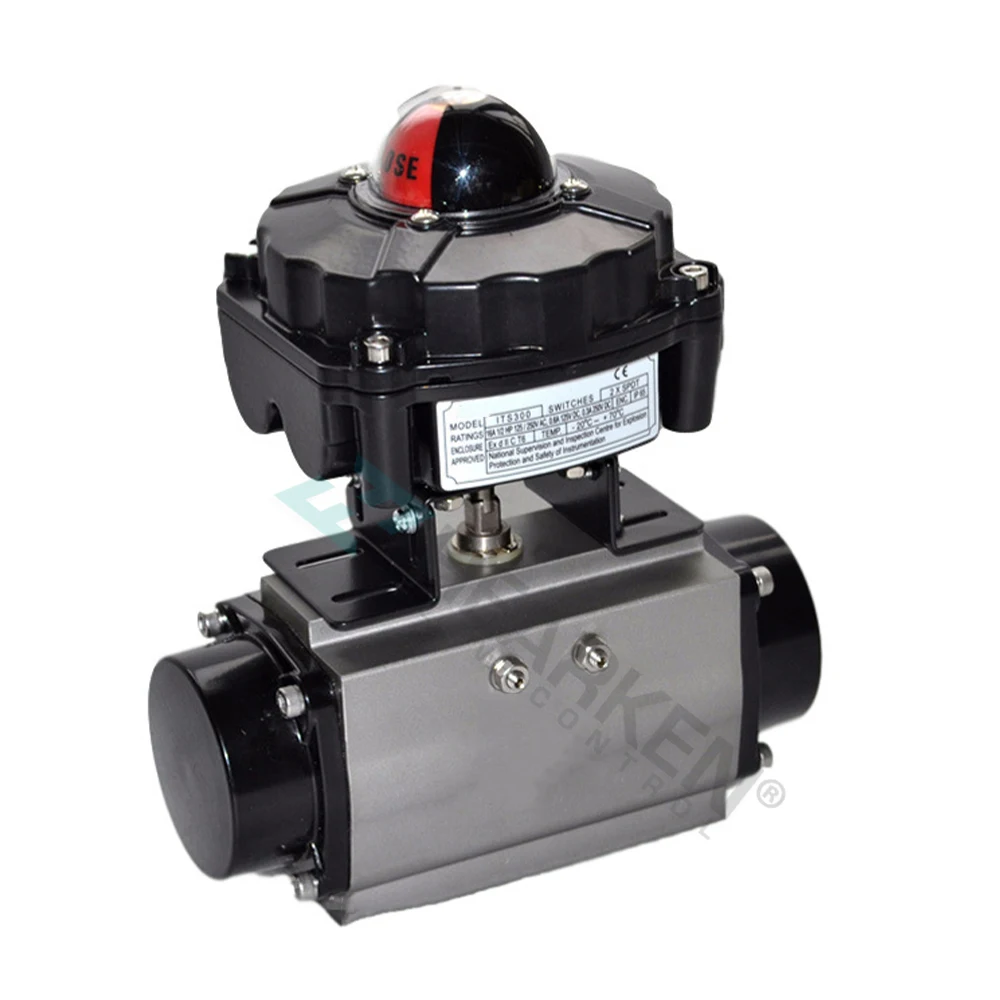 

ITS300 Explosion proof IP67 Limit Switch Box Pneuamtic Valve ITS Series Position Valve Monitor