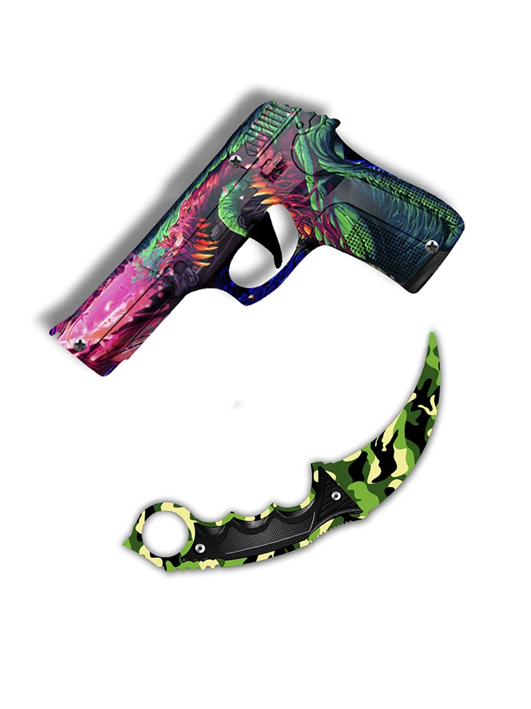Нож керамбит нож CS GO пистолет резинкострел ножи из cs go кс го дерева набор |