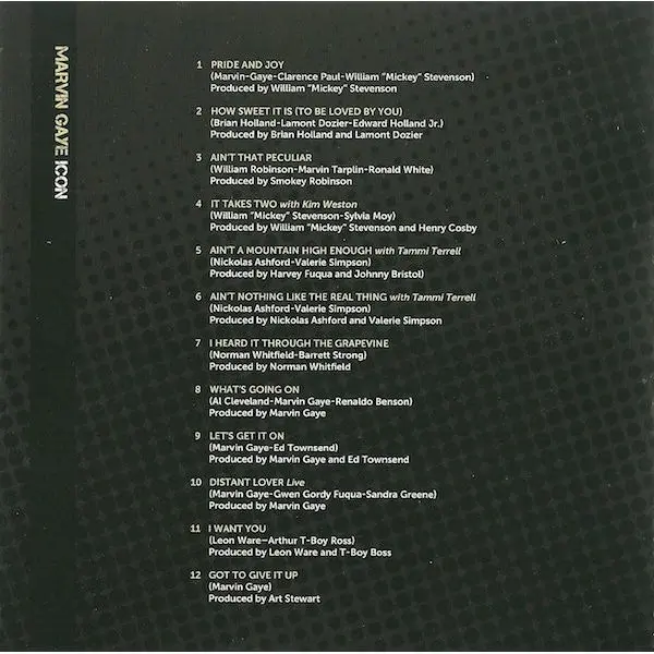 Gaye Marvin Icon CD |