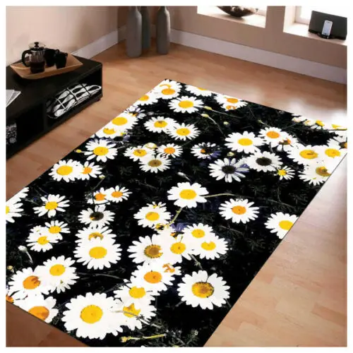 

Daisy Patterned Carpet ,Non Slip Floor Carpet,Teen's Carpet,Turkish Rug