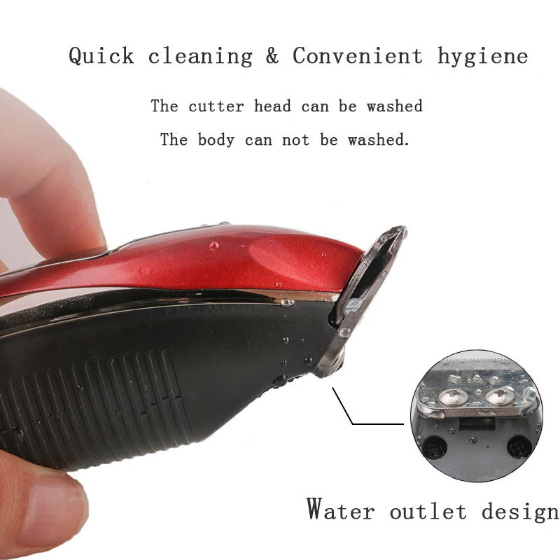 Мужская электрическая машинка для стрижки волос профессиональная из