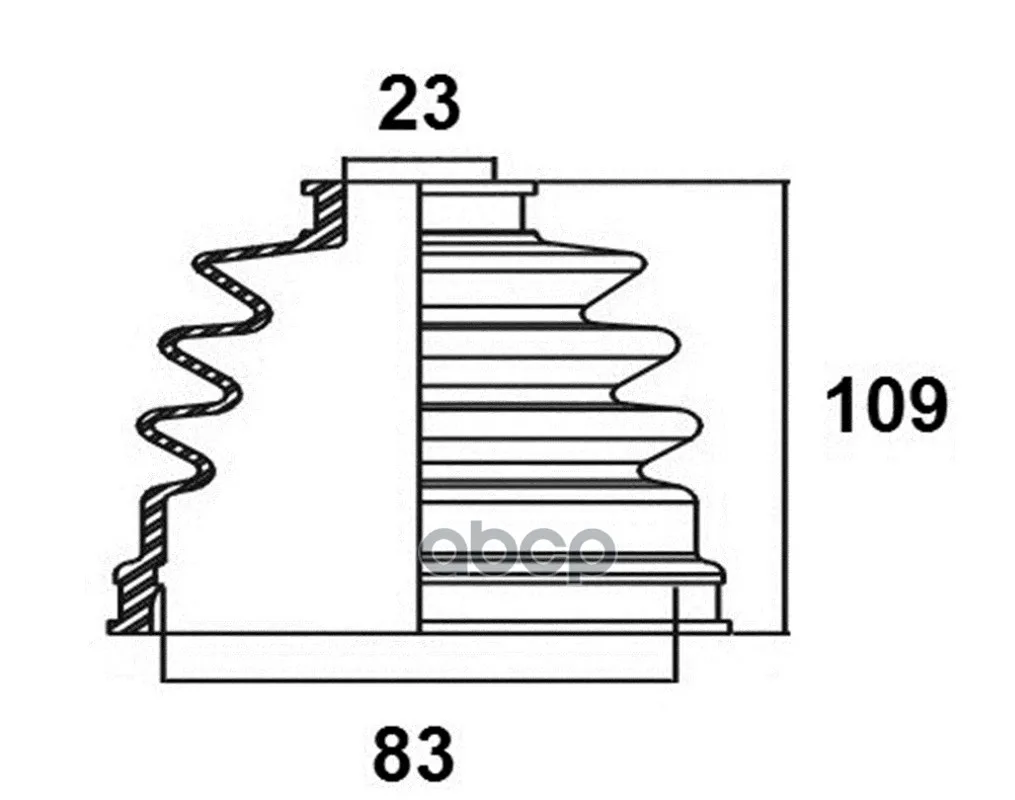 Пыльник привода Avantech внутренний для Nissan Ad Wingroad Y10 Avenir (W10 W11) Primera (P10 P11) Sunny (B13 B14 N14) Bluebird (T...
