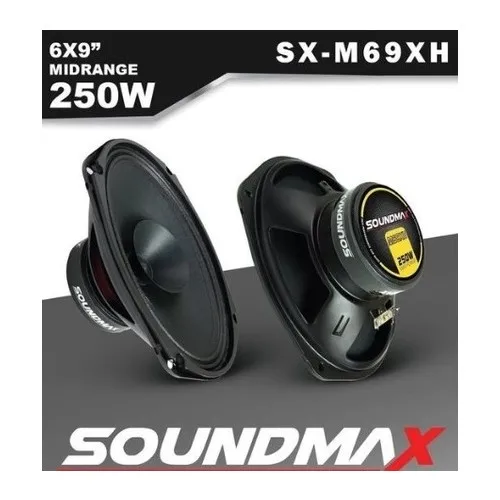 

SX-M69XH 6x9 MIDRANGE CAR SPEAKER MAX POWER 250 - RMS POWER 100 2 PIECES IN THE BOX