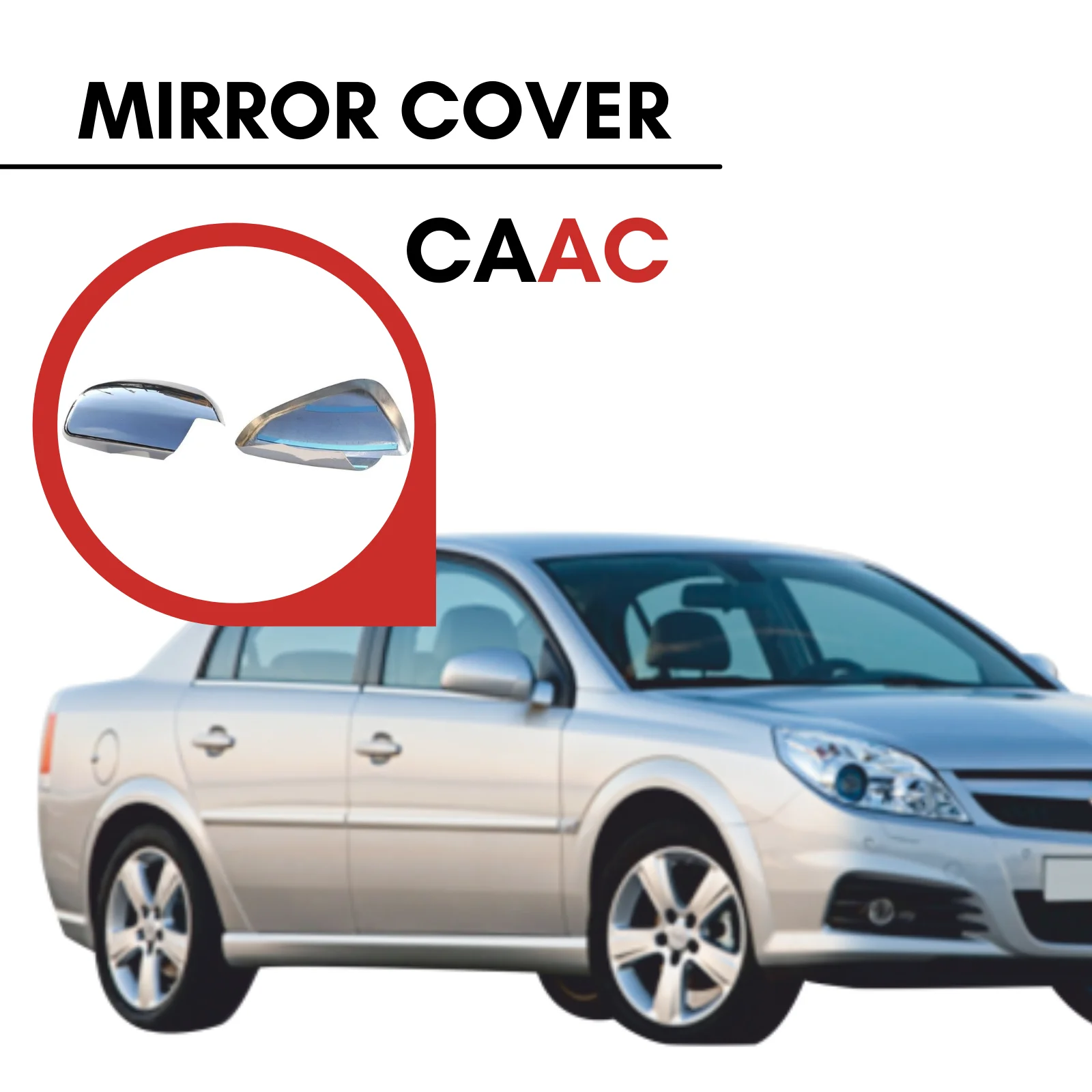 

Хромированная боковая крышка зеркала для OPEL VECTRA C 2002-2008, 2 шт., автомобильные аксессуары из нержавеющей стали для магнитной левой и правой час...