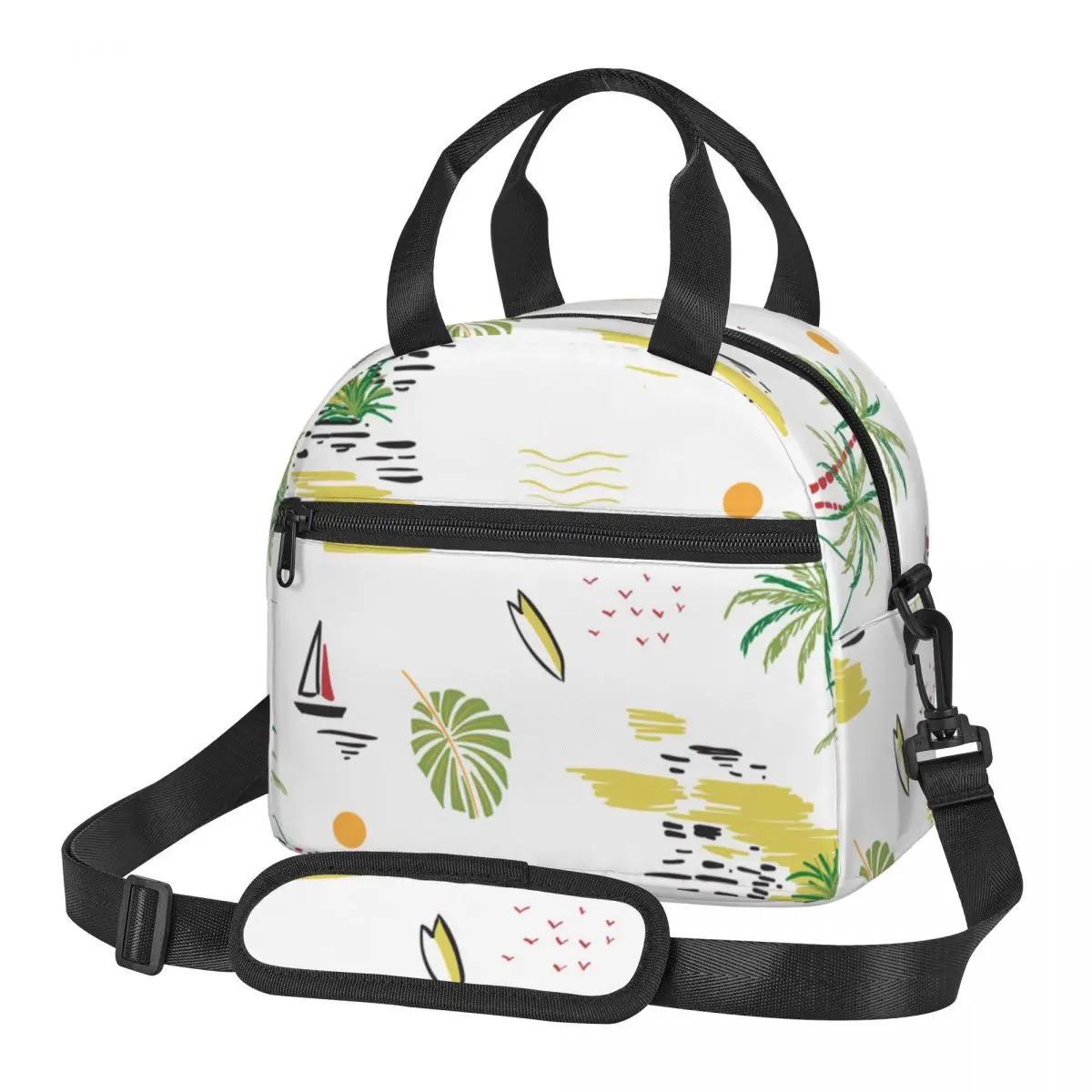 

Многоразовая Изолированная Термосумка для ланча для мужчин и женщин, многофункциональный непромокаемый холодильник и термобокс для сохра...