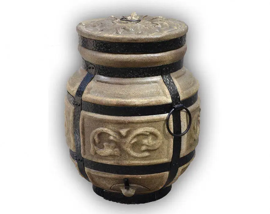 Тандыр Змей Горыныч большой традиционный угольный керамика 48х48х73 с