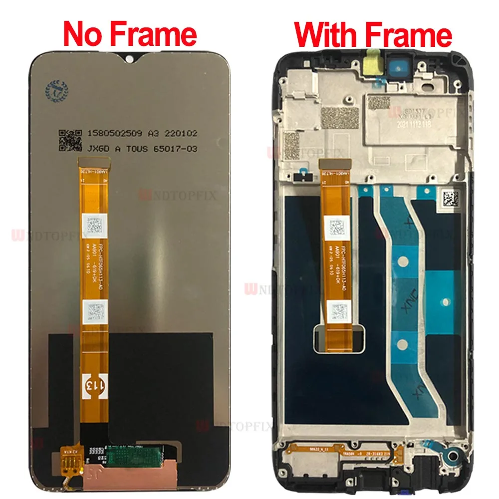 100 tested for oppo realme c25 lcd display touch screen assembly replacement for phone 6 5 realme c25 lcd display free global shipping