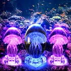 Новейшая креативная 3D лампа с Медузой, ночник, светильник для детей, светодиодная лампа, многоцветный светильник, Хрустальная рыба, подарки, украшение для дома