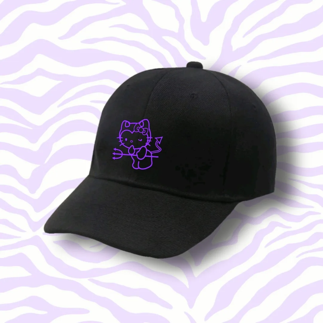 Baseball Cap Hello Kitty Devil Purple 