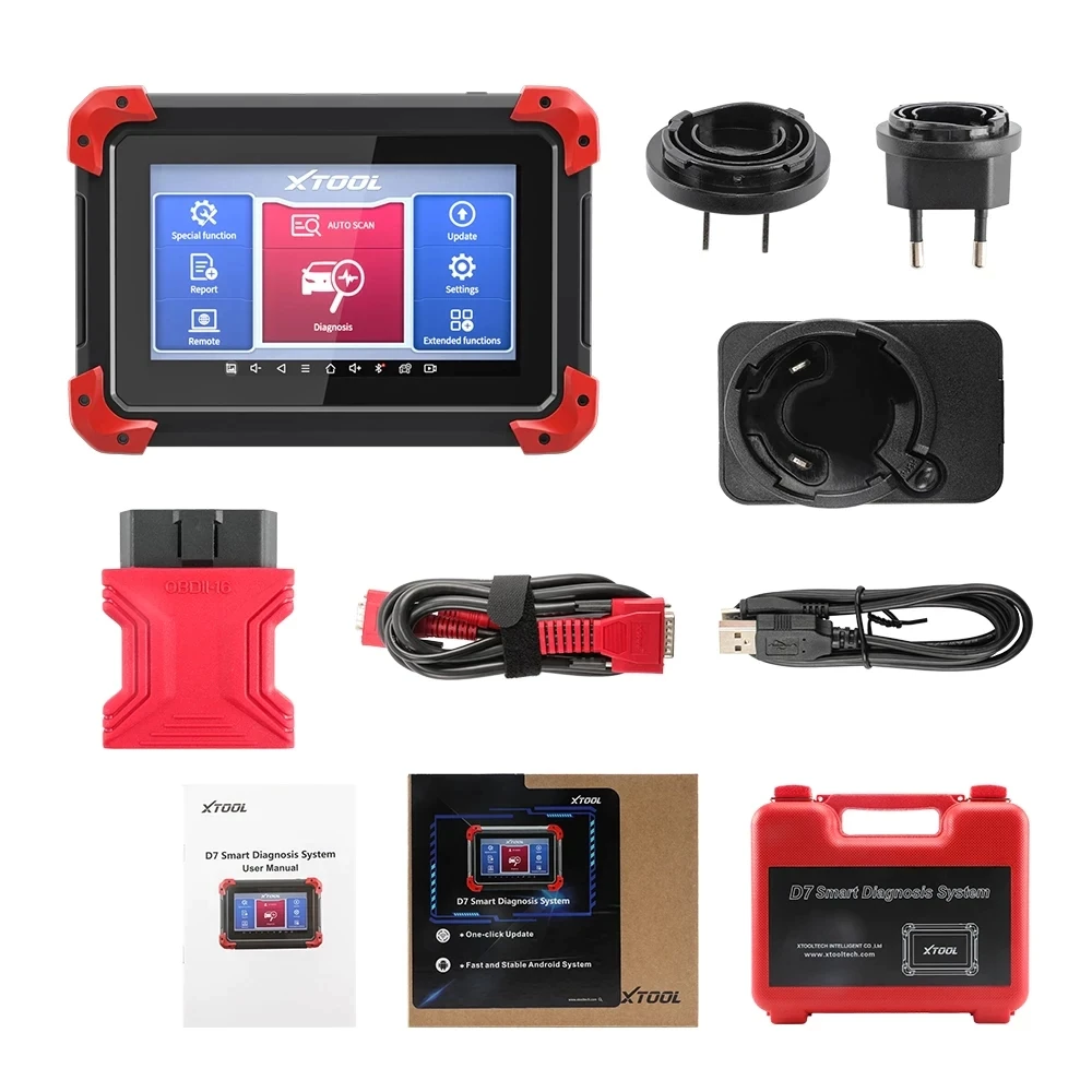 Автомобильный диагностический прибор XTOOL D7 OBD2 считыватель кодов TPMS программатор