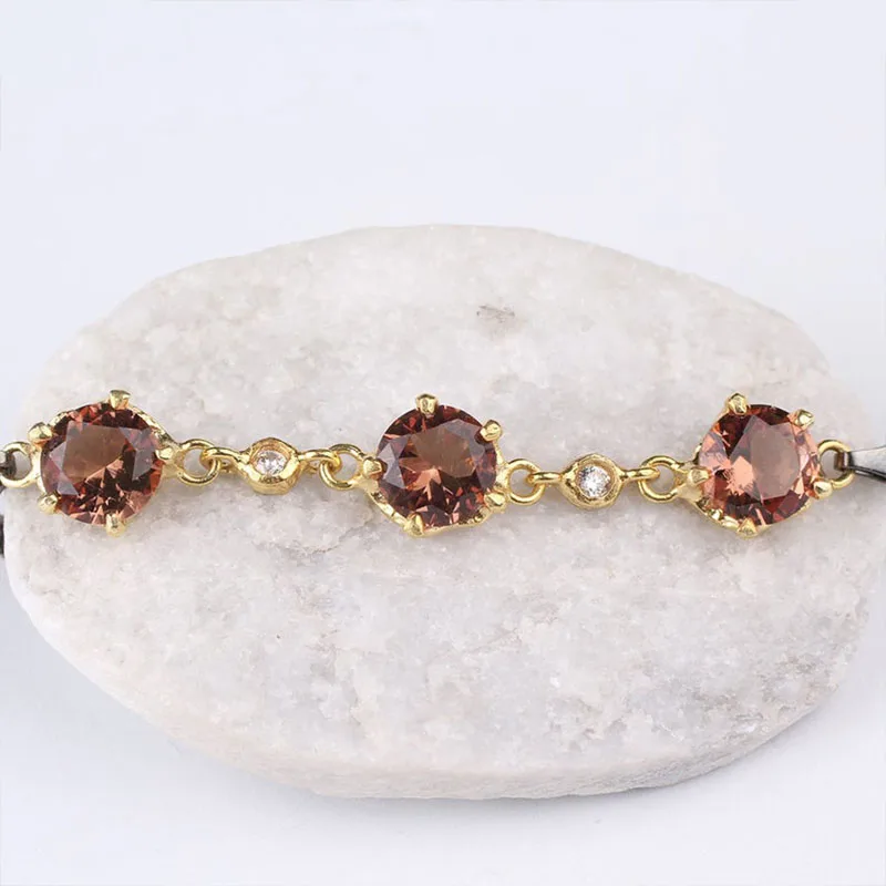 

Zultanite Silver Bracelet for Women , Art Deco Silver Wristband, Color Changing Zultanite Art Deco Silver Gold Plated