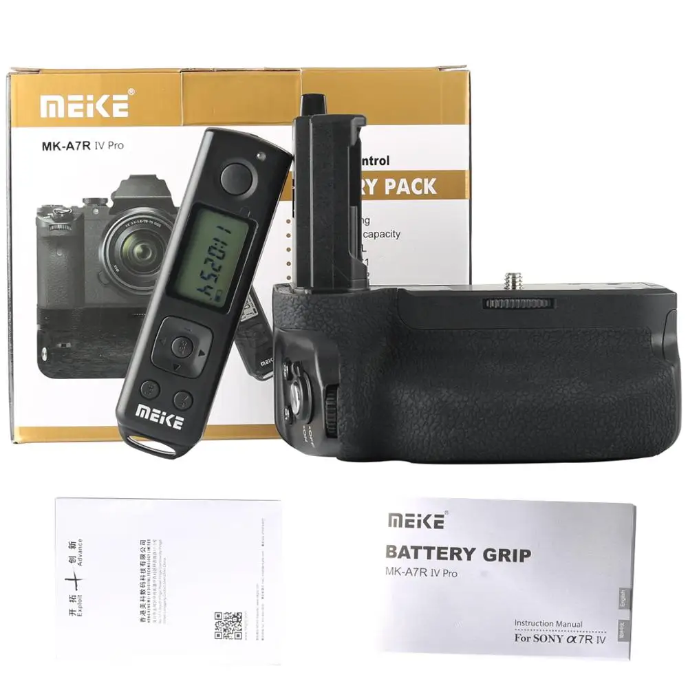 Аккумулятор Meike для Sony a7RIV a7R4 a7IV a74 a9II с 2 аккумуляторами NP FZ100 и зарядным