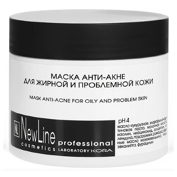New Line Маска анти-акне для жирной и проблемной кожи 22505 300 мл |