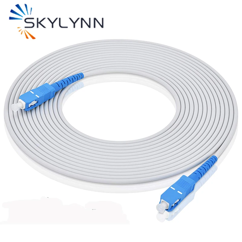 SKYLYNN 50 шт. длина 2 метра SC/APC и SC/UPC SM G652D SX Core 3 0 мм белый патч-корд из оптического