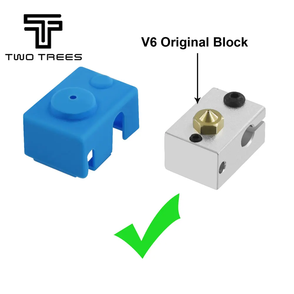 3D Printer Protective Silicone Sock Cover Case V6 high temperature rubber sleeve PT for Heater Block of Creality CR-10 Hotend | Компьютеры