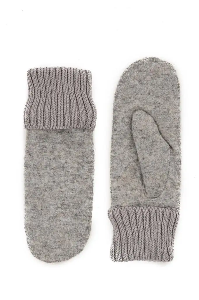 Серые перчатки из 11097 шерсти|Перчатки для мальчиков| |