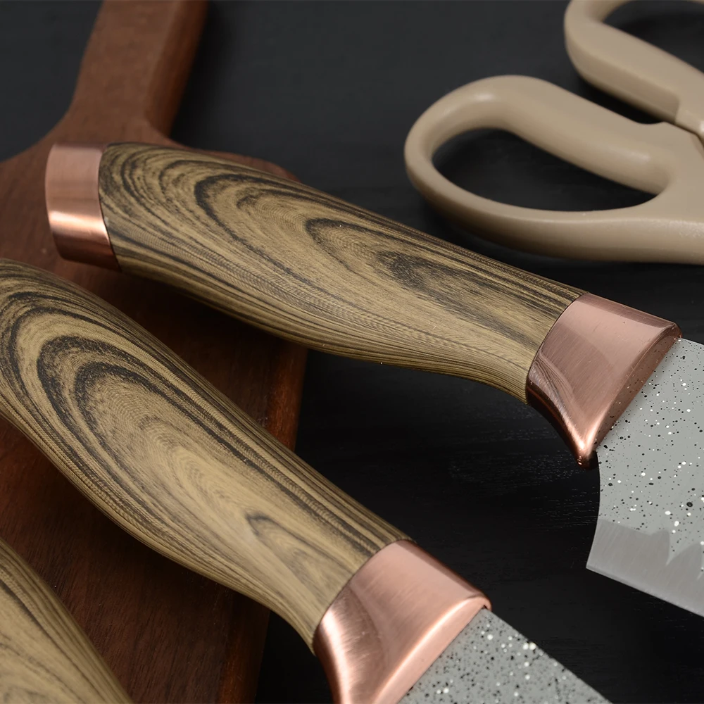 Набор кухонных ножей для шеф-повара полезный набор с ручкой из полипропилена +