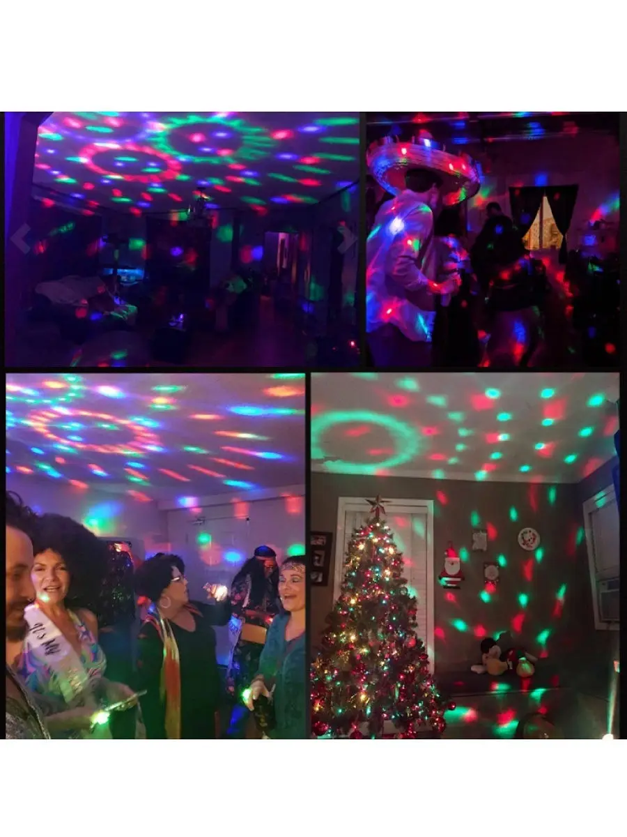 Орбита / Дискошар светодиодный мини Проектор детский Диско шар лазерный