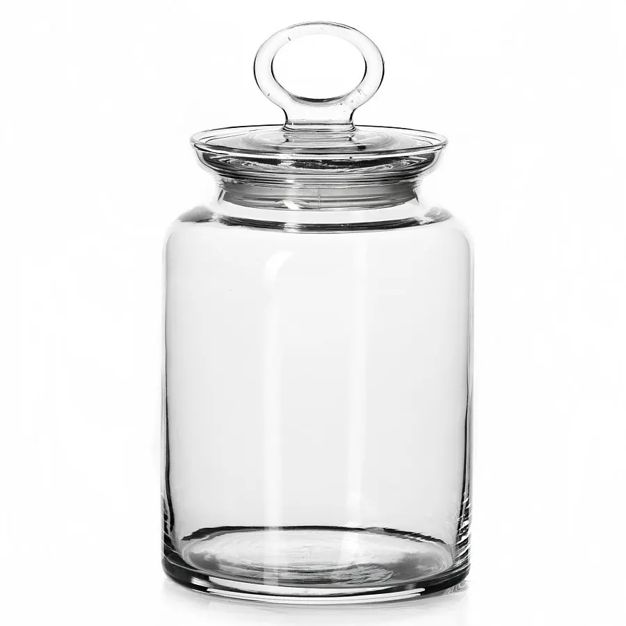 Банка с крышкой КИТЧЕН 1515 мл (с пласт. уплотн.)|Бутылки и банки для хранения| |