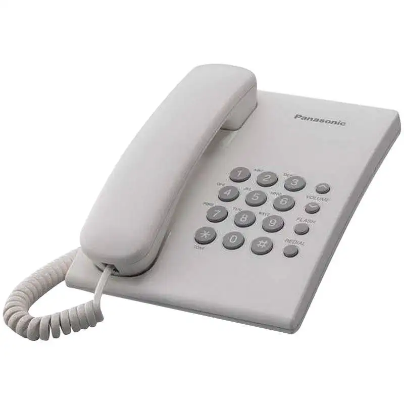 Телефон проводной Panasonic KX TS2350RUW повторный набор белый (арт. 027227)|Телефоны| |