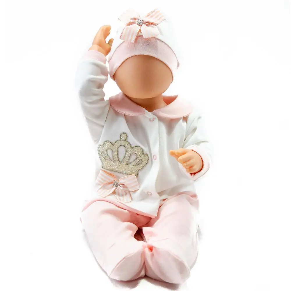 Комплект из 2 предметов для новорожденных и маленьких девочек 3 6 9 месяцев