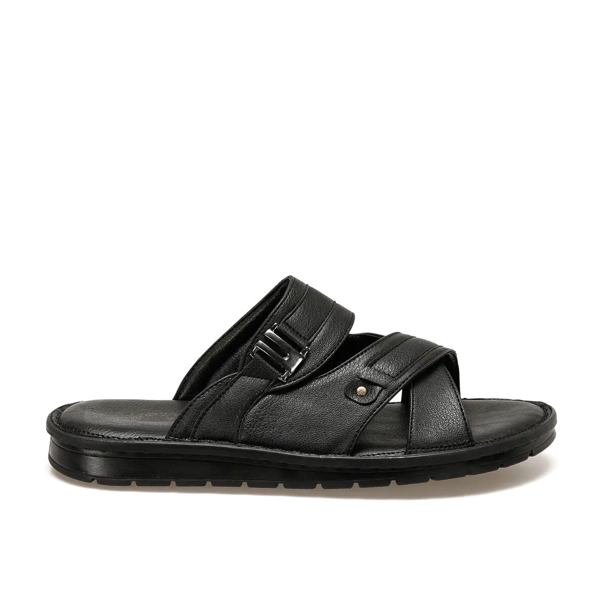 

FLO 105 C Black Male Slippers Flexall