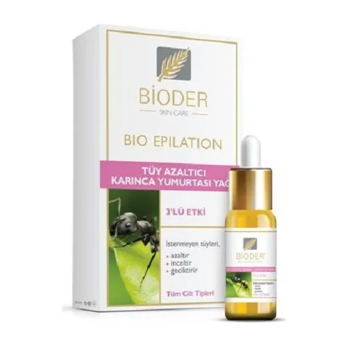 

Bioder Bio Epilation Ant Egg Oil 30 ml For Hair Reducing