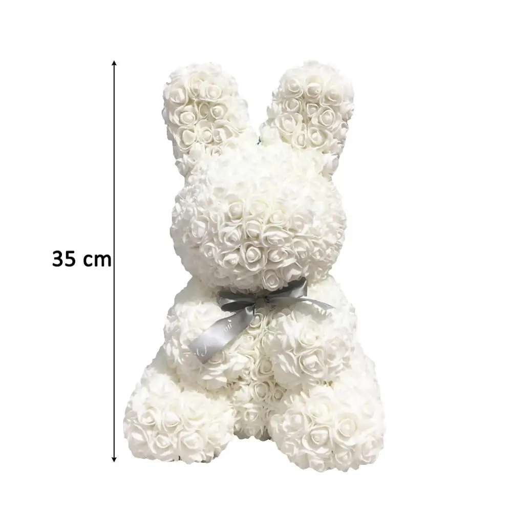 2020 кролик Роза Цветок День Святого Валентина Пасхальный день рождения