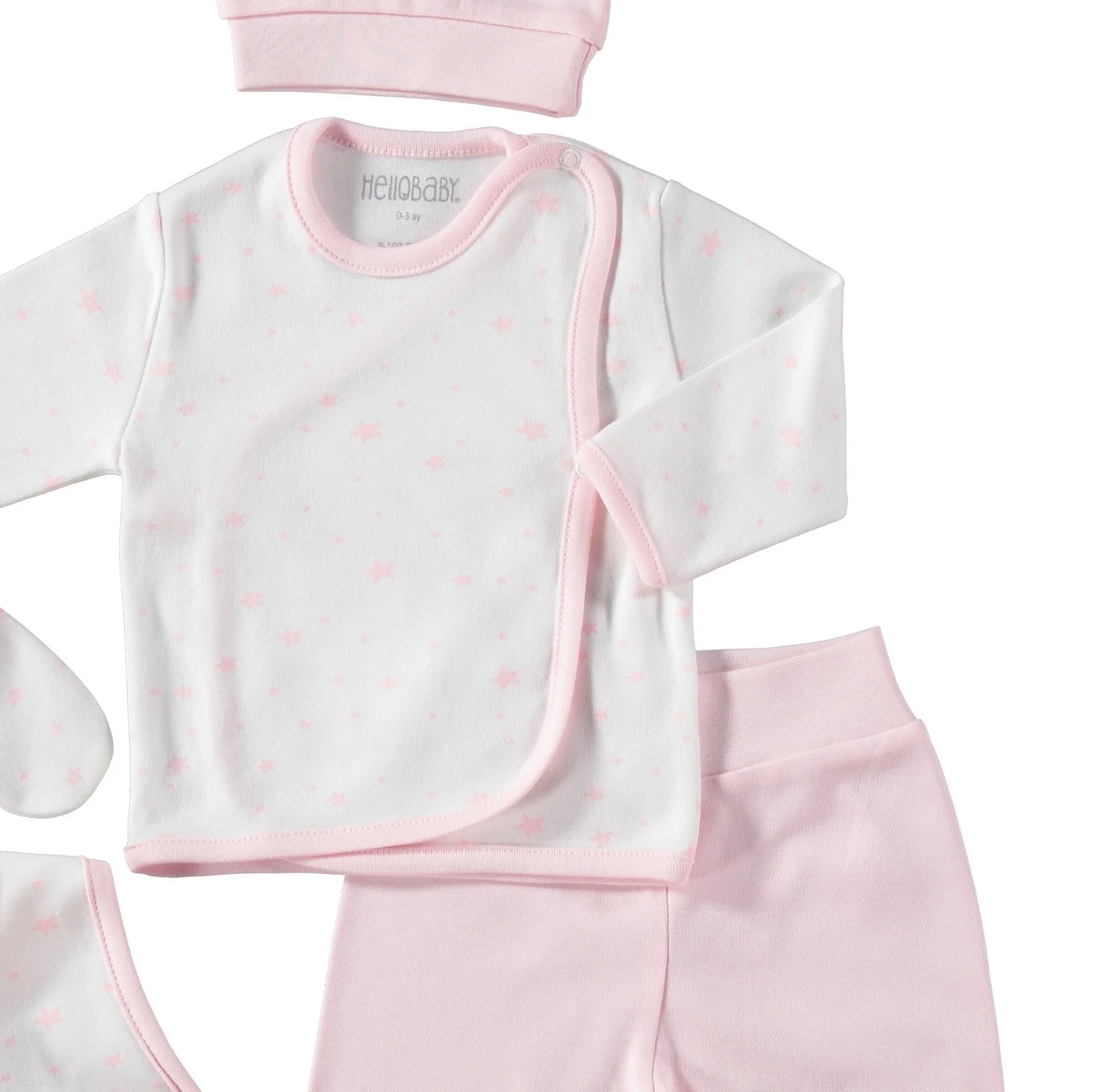 Ebebek HelloBaby/Больничная упаковка для новорожденных 5 шт. (Одежда девочек комплект