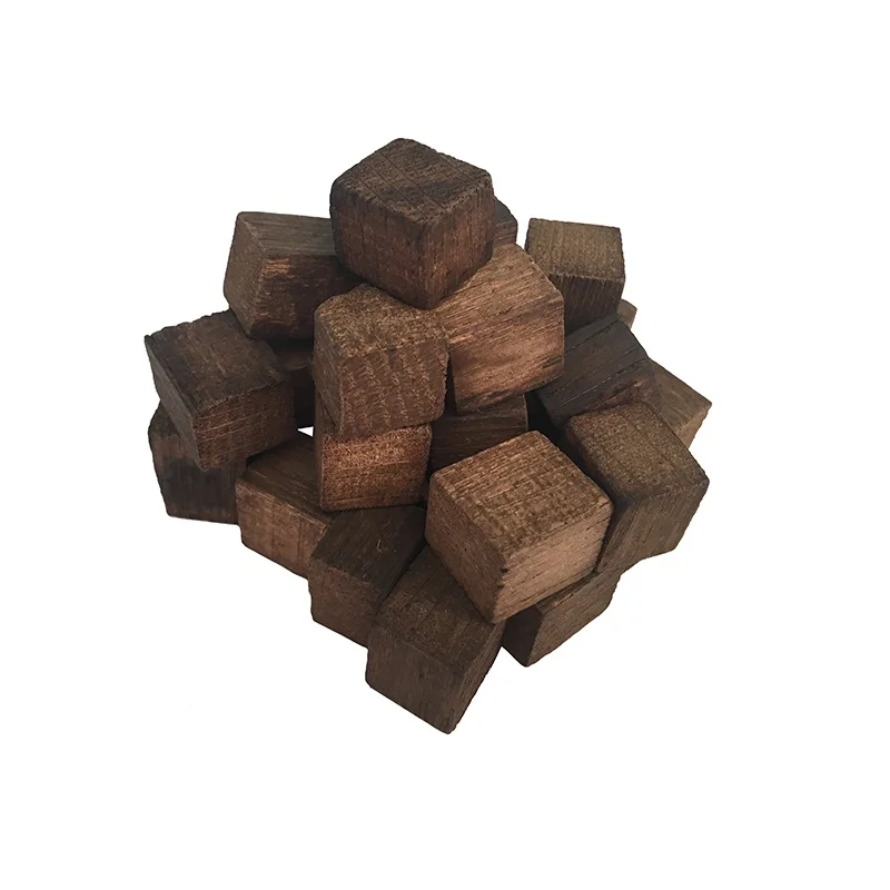 Дубовые кубики сильный обжиг 100 гр 200 300 500 1 кг | Дом и сад
