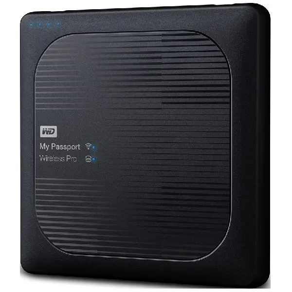 Внешний жесткий диск (HDD) Western Digital USB3/WIFI/SD 1TB 2.5'' BLACK WDBVPL0010BBK-RESN | Компьютеры и