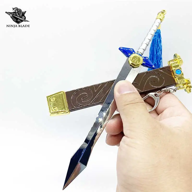 Zelda Oot Giant Biggoron Sword Amiibo Legends Quest Prize Link Weapon Mini Blade Metal Model Game Collection Knife | Дом и сад