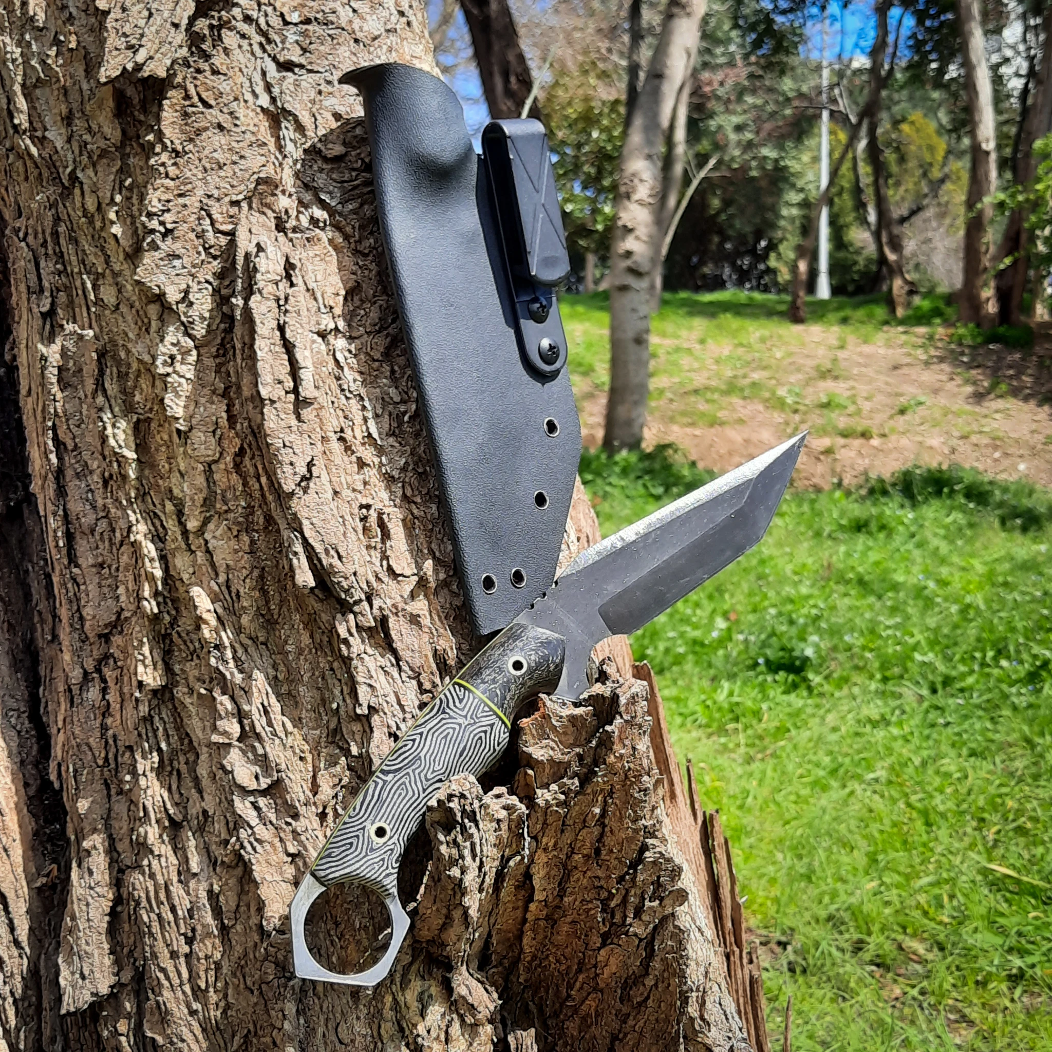 Online YUTPA Sleipner Überleben Messer Kydex Mantel Stonewash Jagd Bushcraft Getriebe 59HRC Hybrid Griff Militär Outdoor Camping Werkzeug