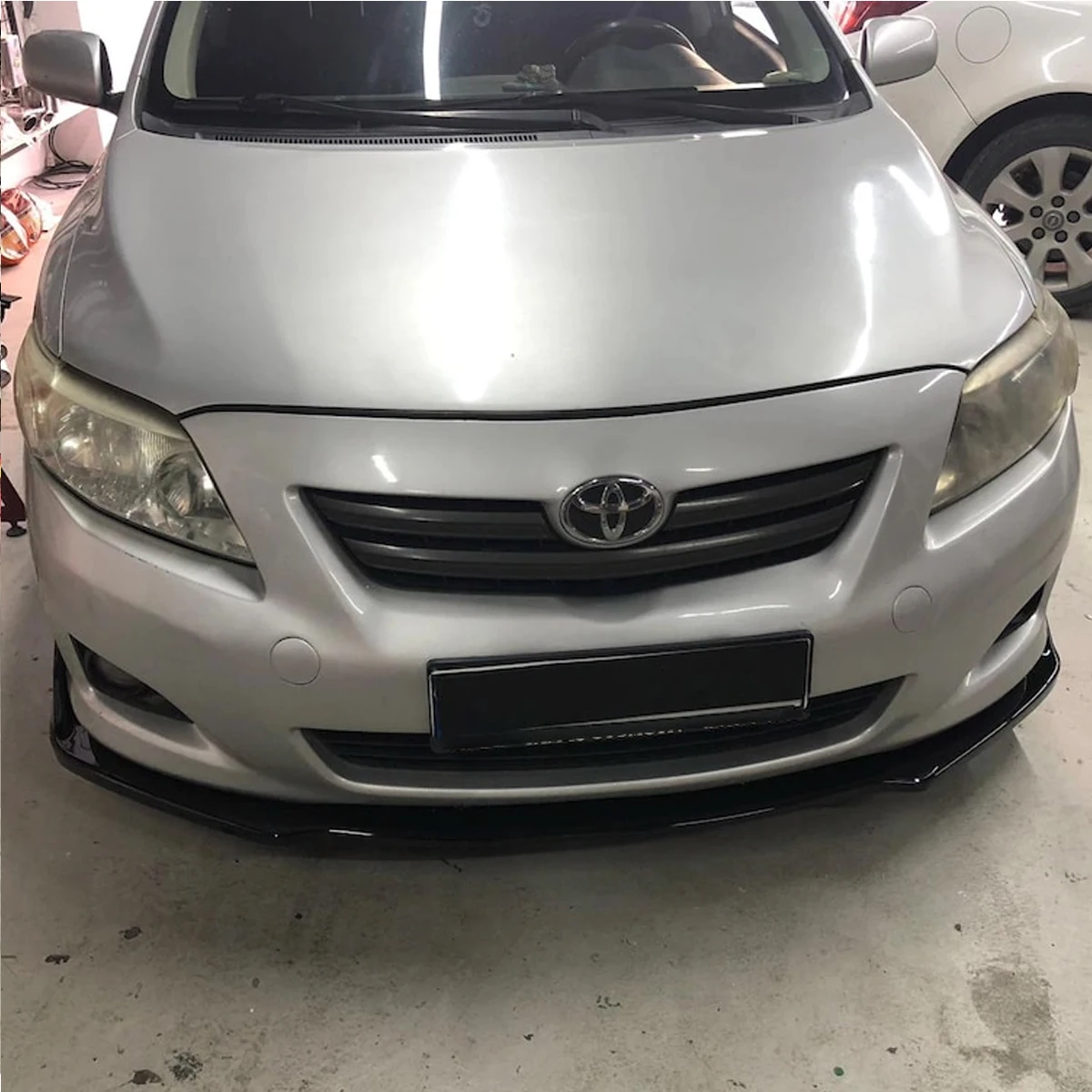 Аксессуары для Toyota Corolla 2009 2014 губа переднего бампера автомобиля 3 шт. черный