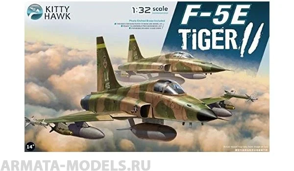 Kh32018 plane F-5E Tiger II Kitty Hawk 1/32 | Airplane Model